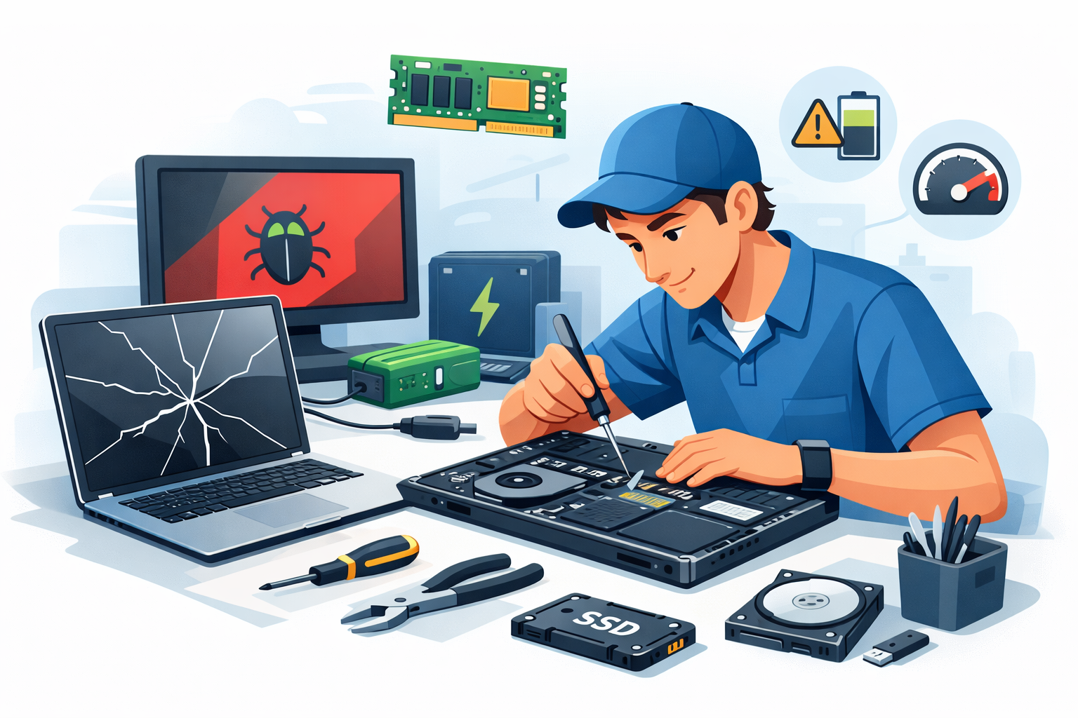 Reparación de ordenadores